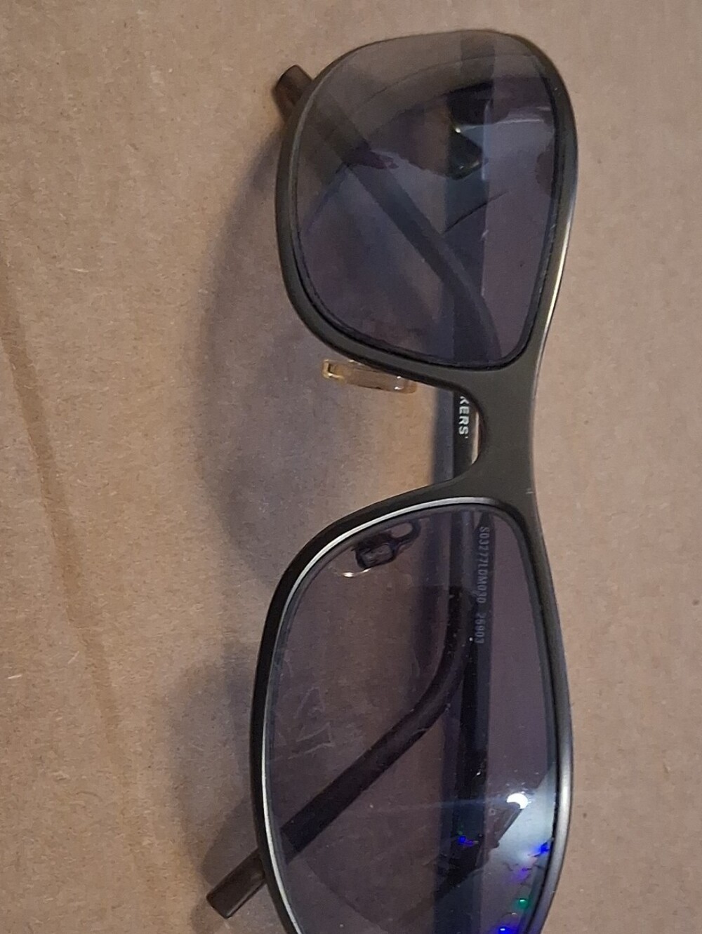 Dockers Men's Black Frame Sunglasses with Dark Lenses